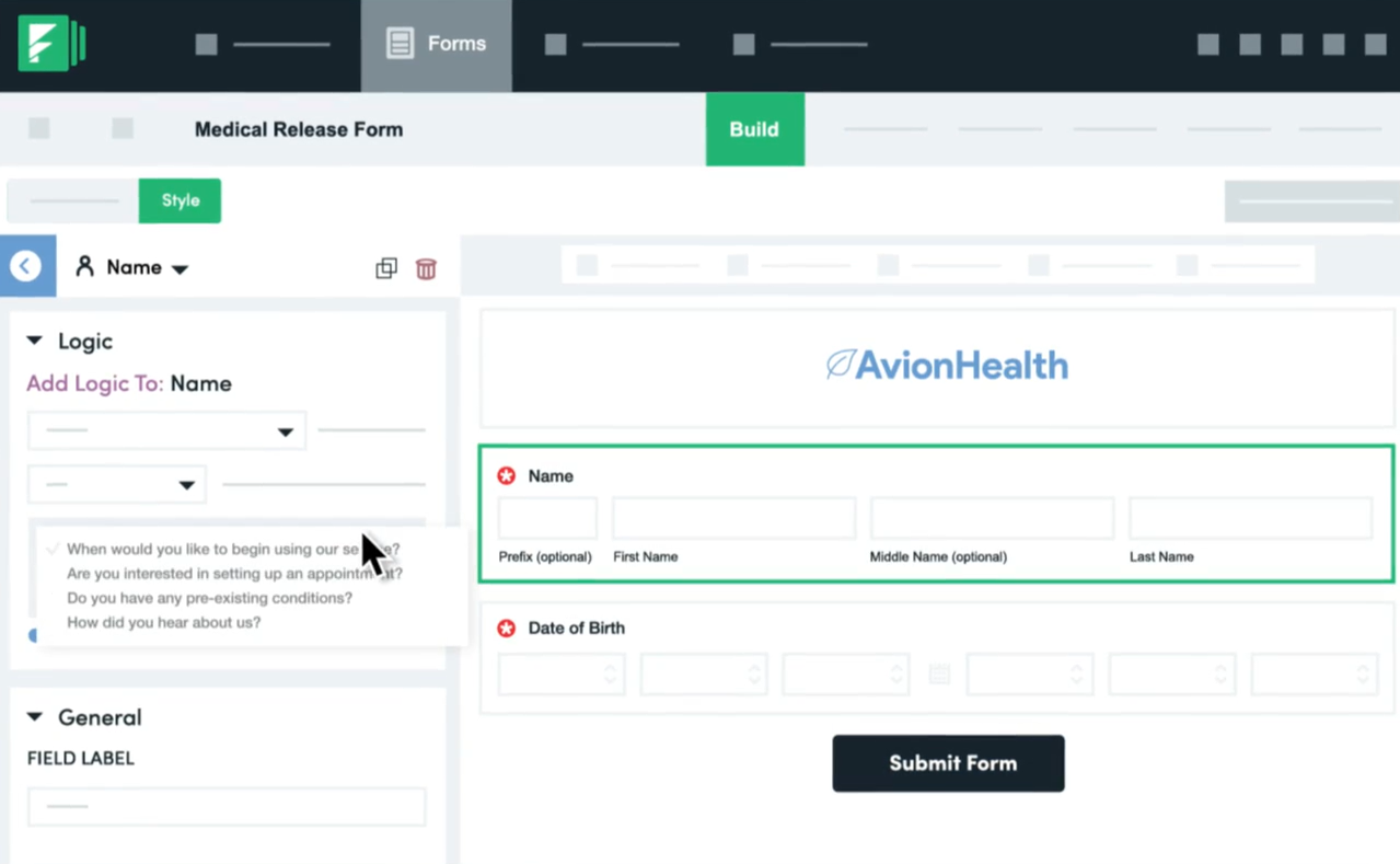 best online form builders