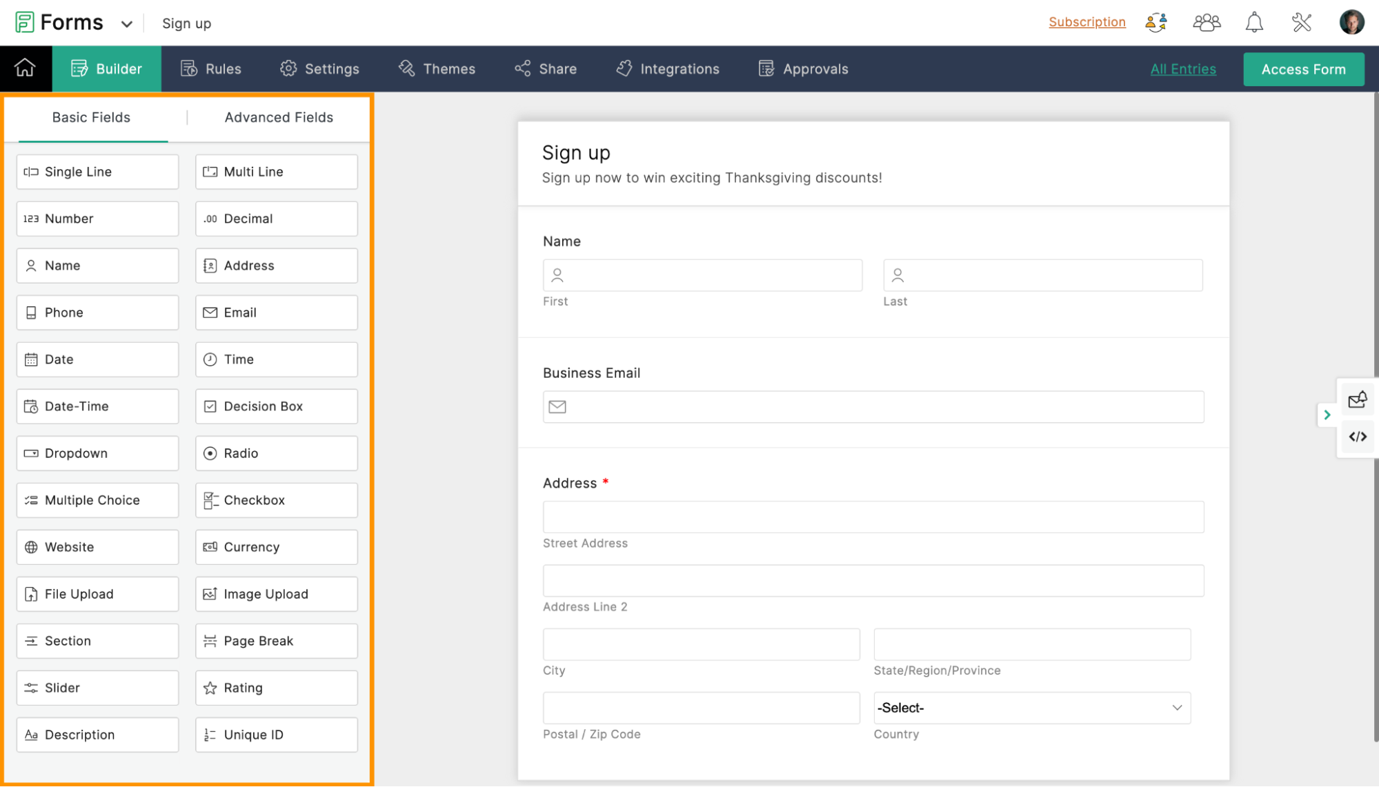 best online form builders