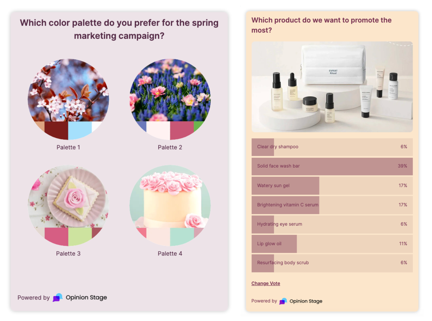 How to add an engaging poll to your Showit site with Opinion Stage.