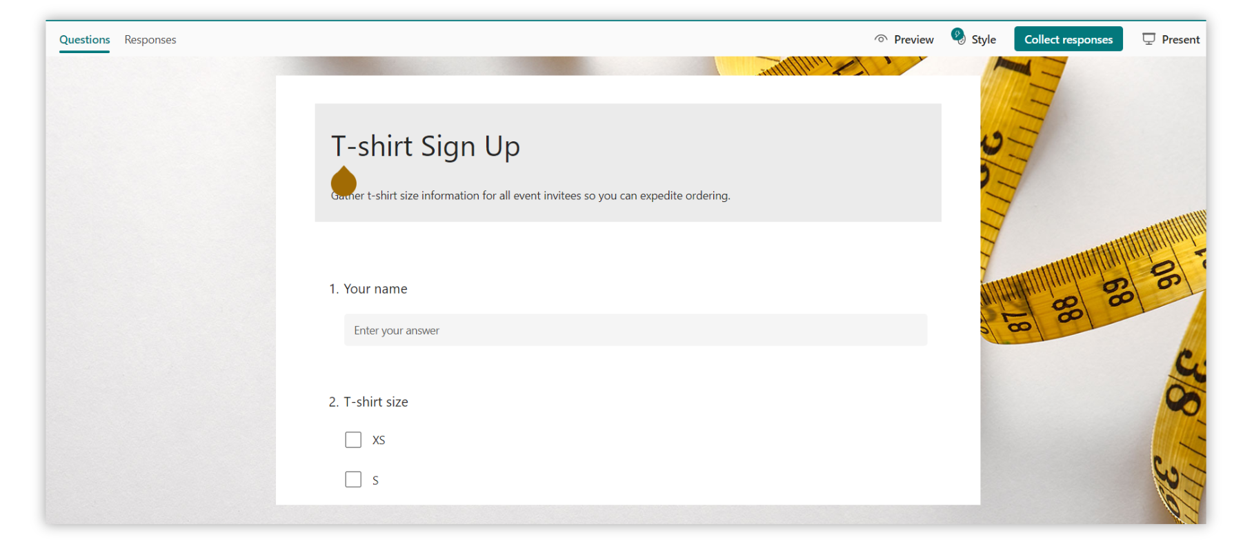 Microsoft Forms, one of the best free survey tools.